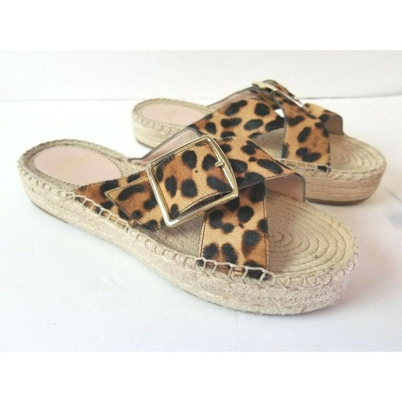 J. Crew Shoes - J Crew Espadrilles 7 ANIMAL PRINT sandal slip-on